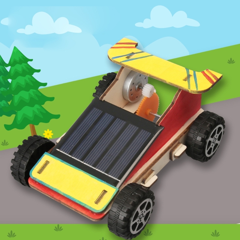 Science Project Physics - 科学研究物理学学習キットのベストセール用に太陽光発電の車のモデルセットを組み立てる