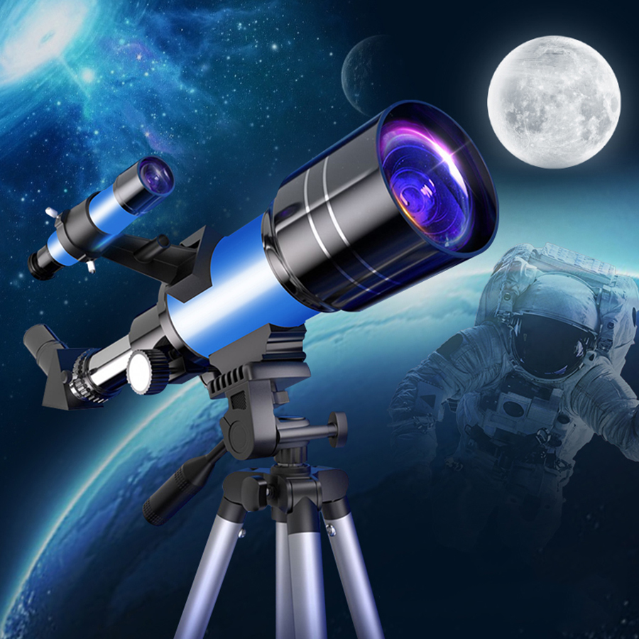 National Geographic Telescope 70Mm - 150X ズーム HD スタームーンプロフェッショナル天体望遠鏡スペース長距離双眼鏡強力な単眼ナイトビジョン付き