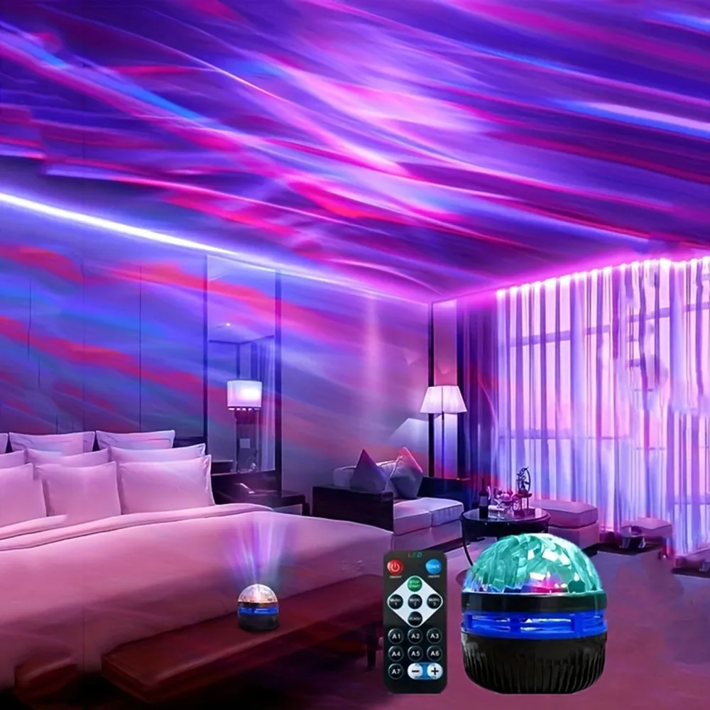 Planetarium Projector Home - LED 星空プロジェクター オーロラ USB リモコン RGB