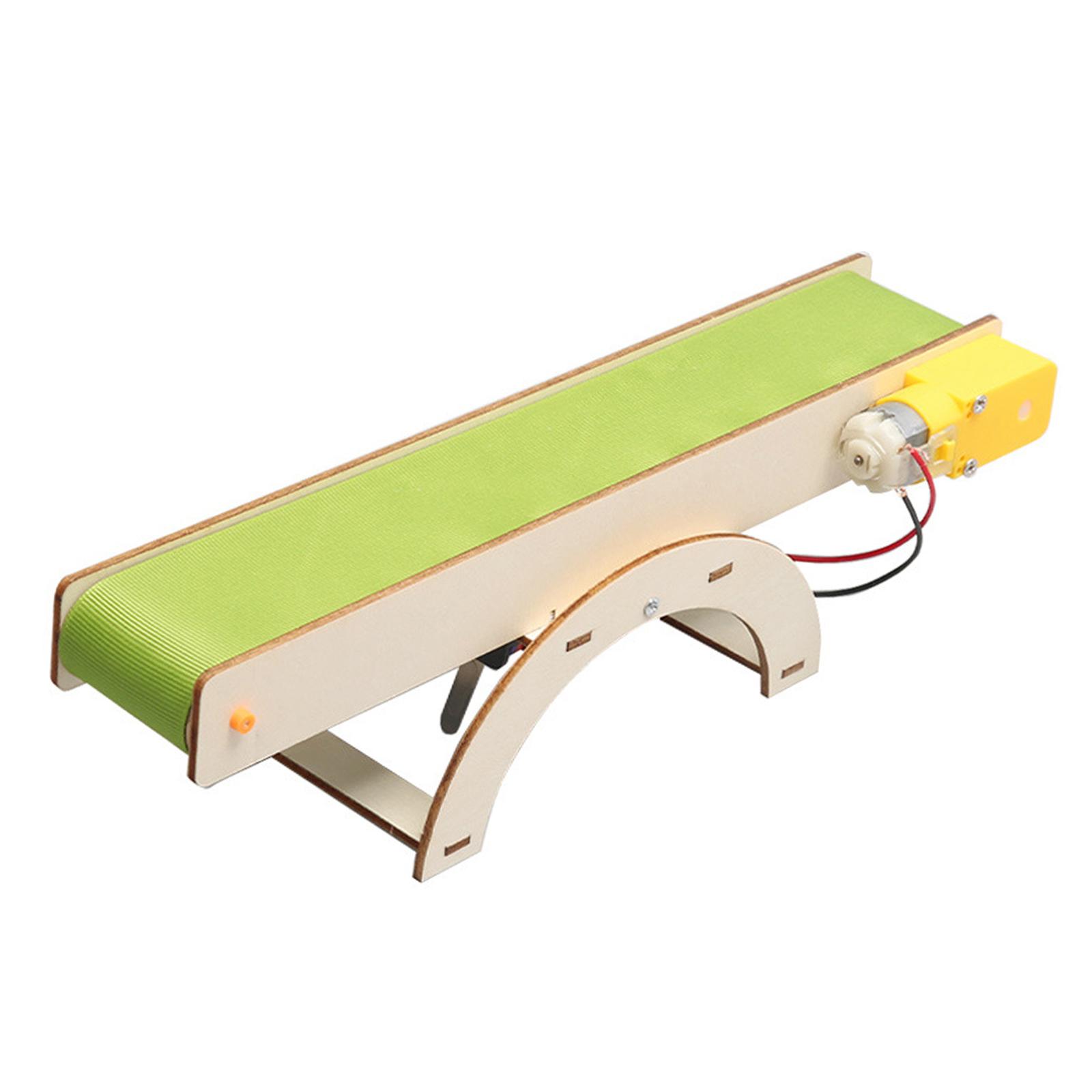 Science Hobby Kit - コンベアベルト DIY 継手構築キットクリエイティブ工芸趣味教育玩具ステムおもちゃ木材科学おもちゃ子供のための学校