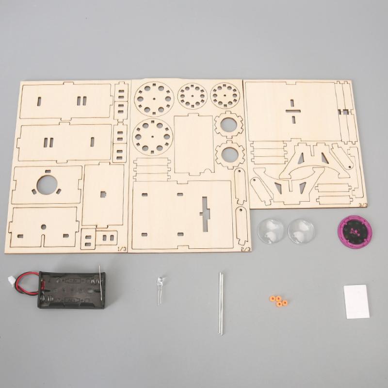 木製DIYフィルムプロジェクター物理モデルキット STEM科 - Science Hobby Kit のレビューと価格