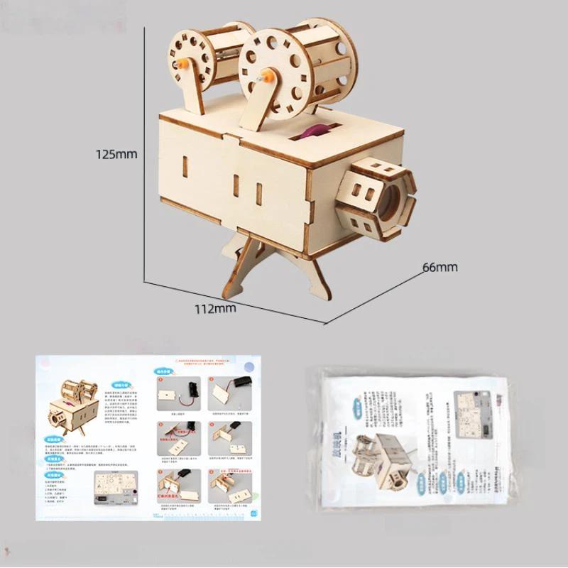 木製DIYフィルムプロジェクター物理モデルキット STEM科 - Science Hobby Kit のレビューと価格