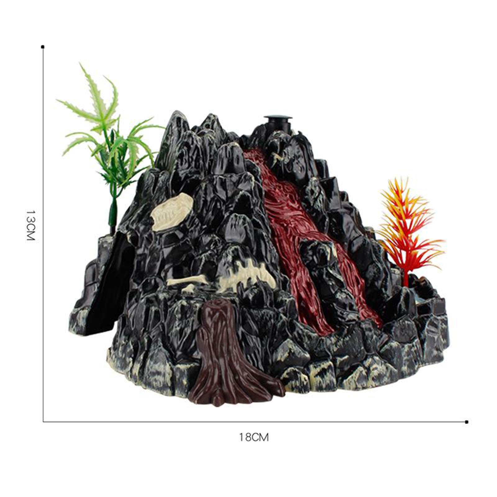 リアルなDIY電動火山噴火実験キット（赤色光付き）モデル学校 - Volcano Kit Eruption のレビューと価格