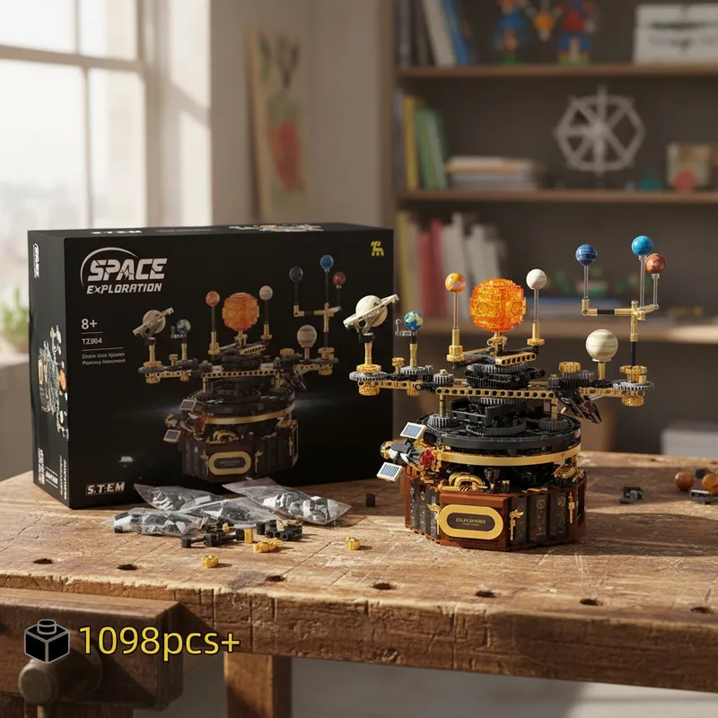 FUNXINEE 1098ピース 太陽系模型組み立てブロック - Solar System Orrery のレビューと価格