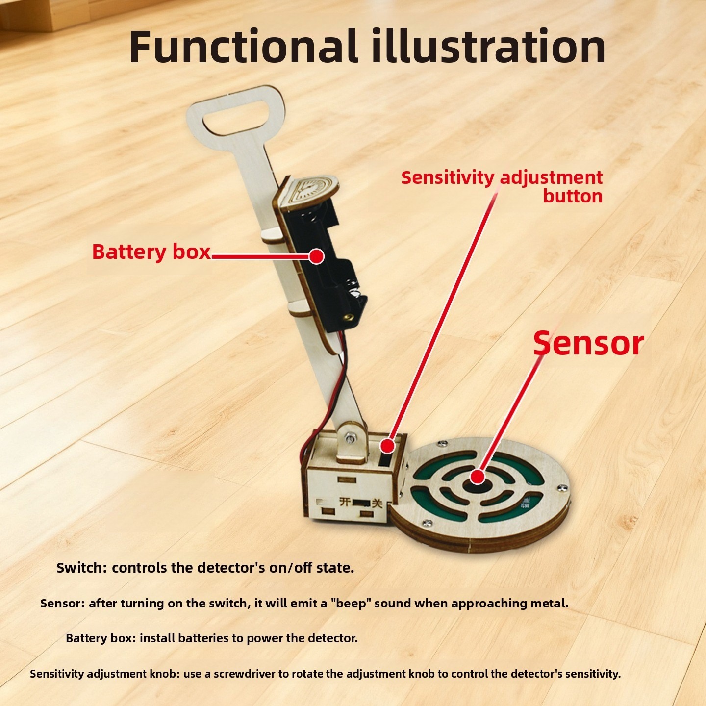 DIY金属探知機組み立てキット 科学教育実験モデル 物理 S - Is Learning Science A Hobby のレビューと価格