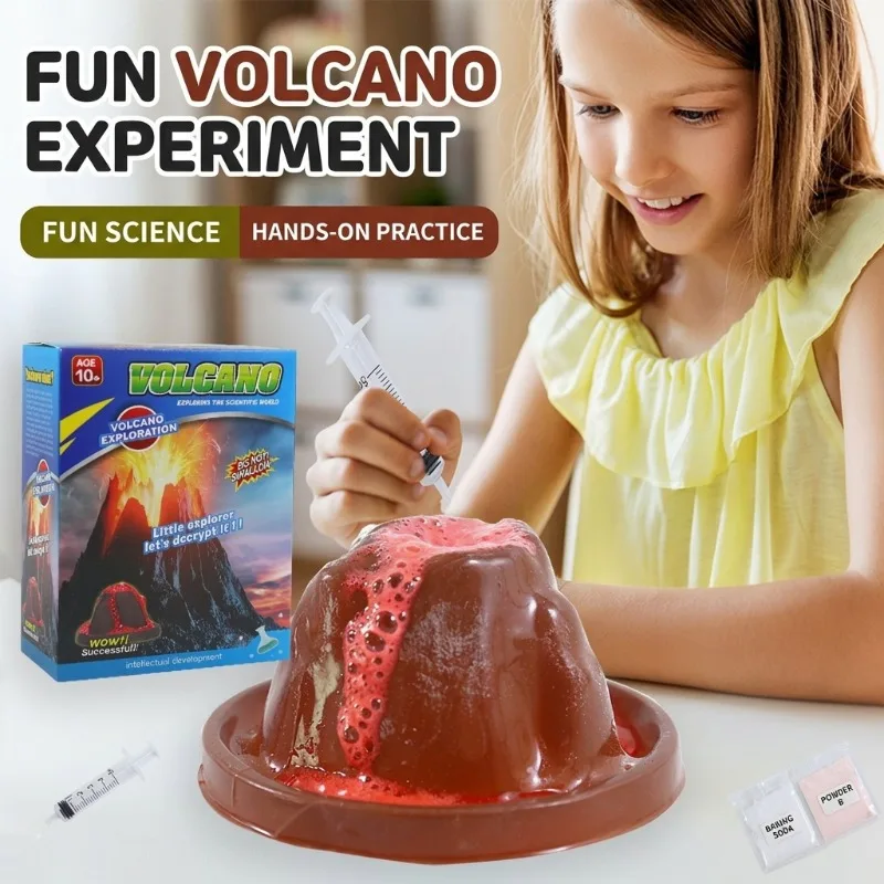STEM DIY火山科学実験キット 子供向け教育玩具、噴火モ - Volcano Kit Eruption のレビューと価格