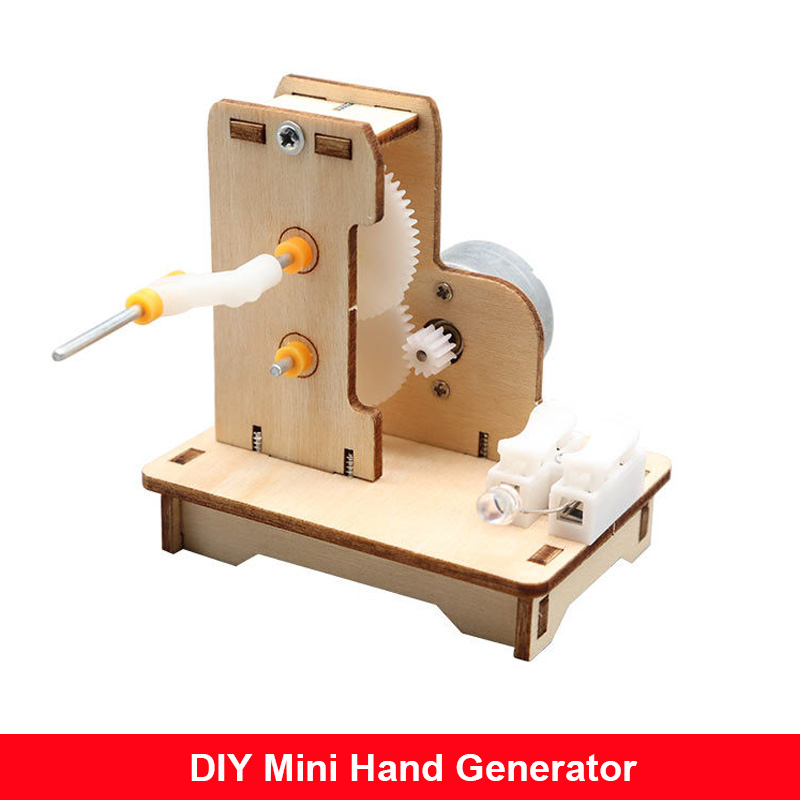 DIY ミニハンドジェネレーター DIY 科学実験キット & - Science Project のレビューと価格