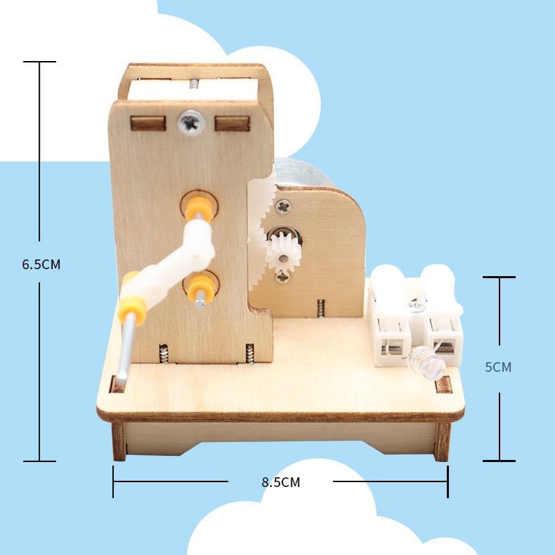 DIY ミニハンドジェネレーター DIY 科学実験キット & - Science Project のレビューと価格