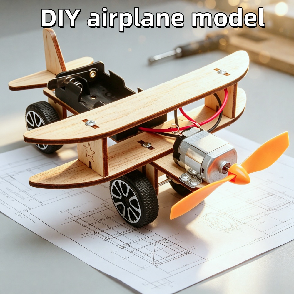 DIY 組み立て式電動グライダー木製飛行機模型科学実験キット - Science Hobby Kit のレビューと価格