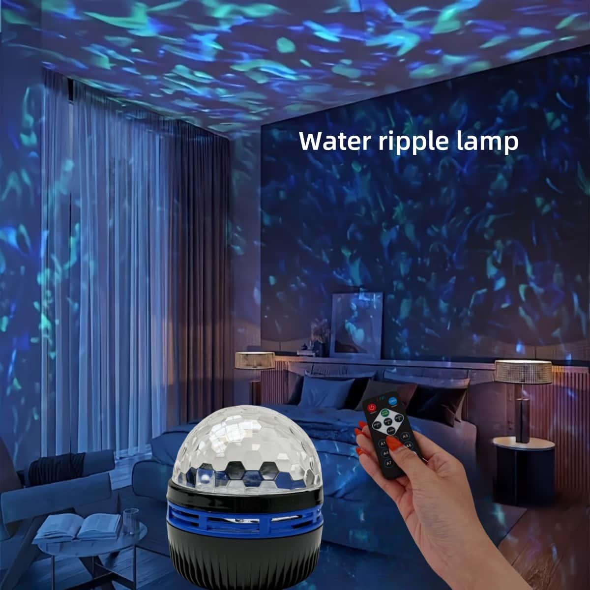 7モードRGB星空銀河オーシャンウェーブプロジェクターライト - Planetarium Projector Home のレビューと価格