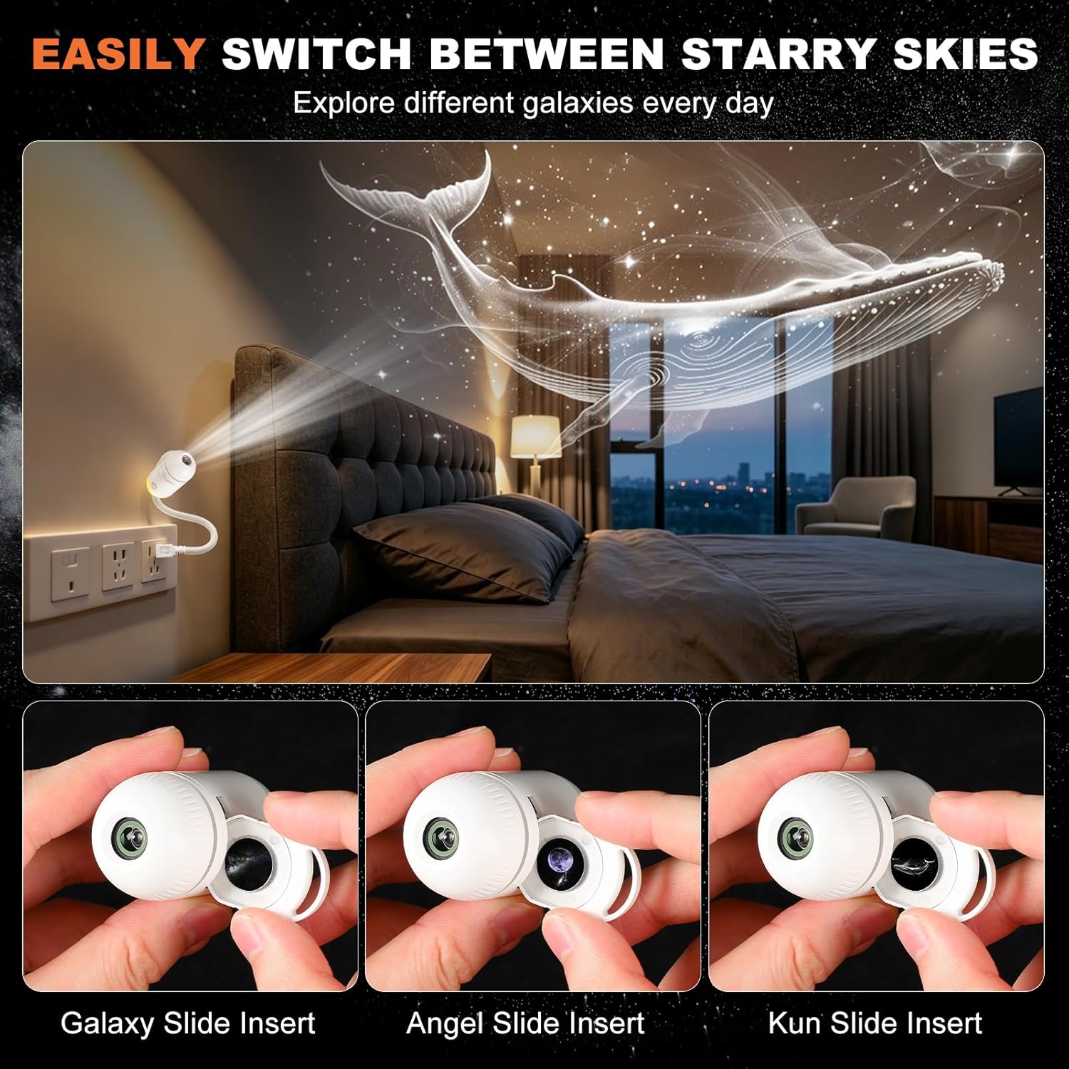 ギャラクシープロジェクターナイトライト、スタープロジェクター - Planetarium Projector Home のレビューと価格