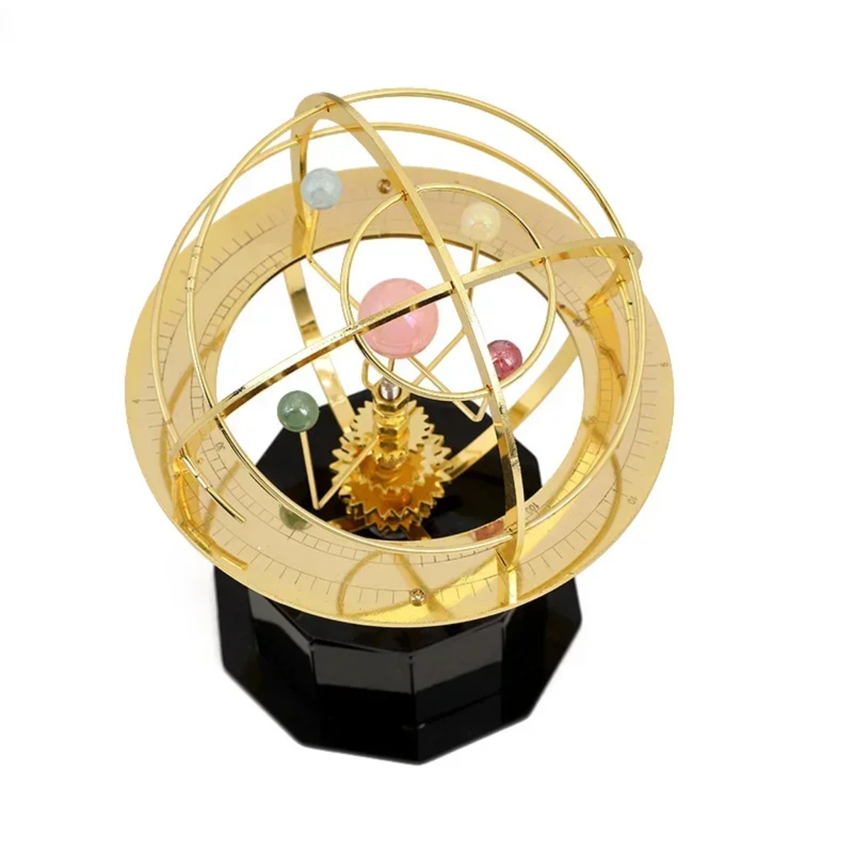機械式太陽系模型 金属製オーレリー デスクデコレーション キ - Solar System Orrery のレビューと価格