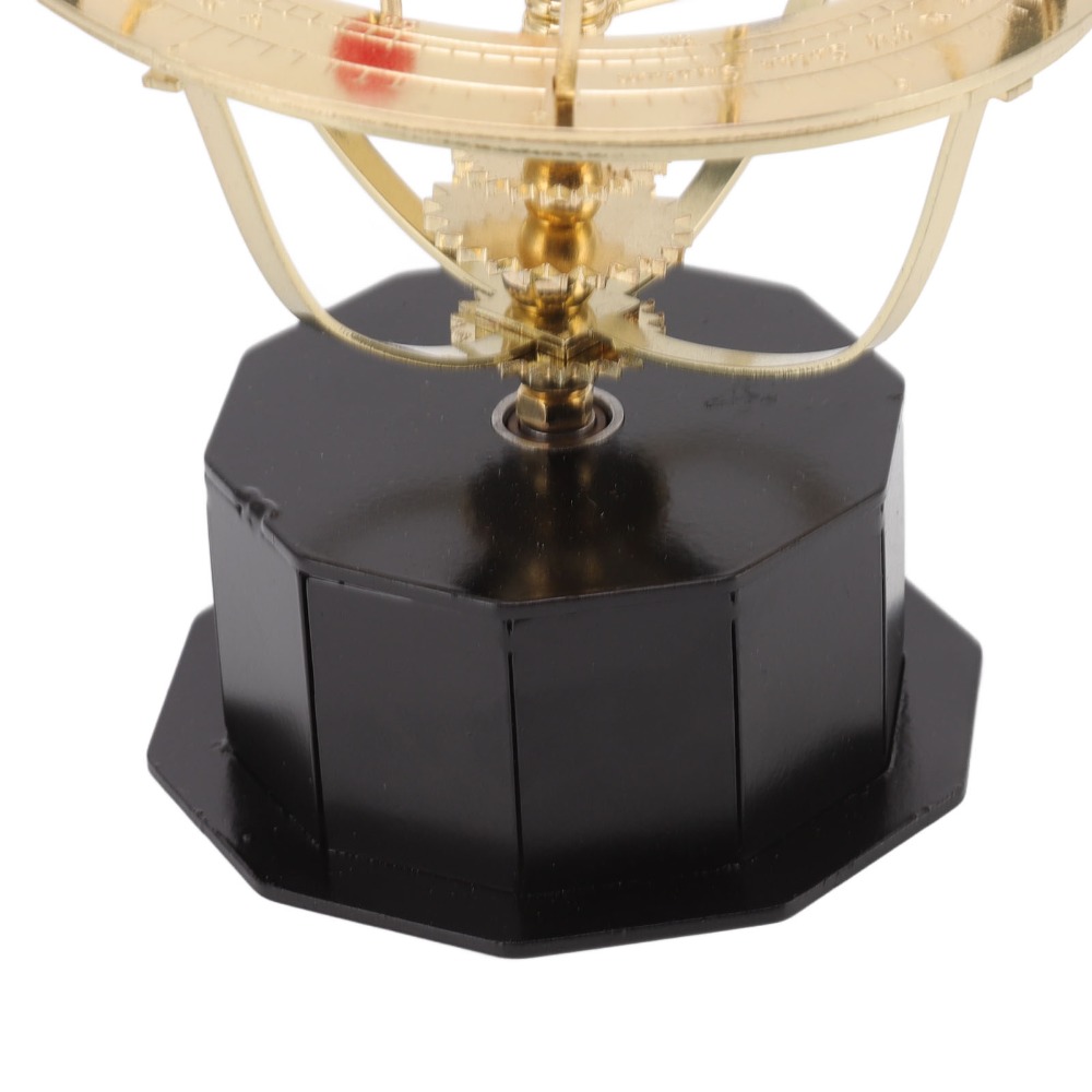 金色の鉄製太陽系模型 回転式 11x16cm 金属製太陽系模 - Solar System Orrery のレビューと価格