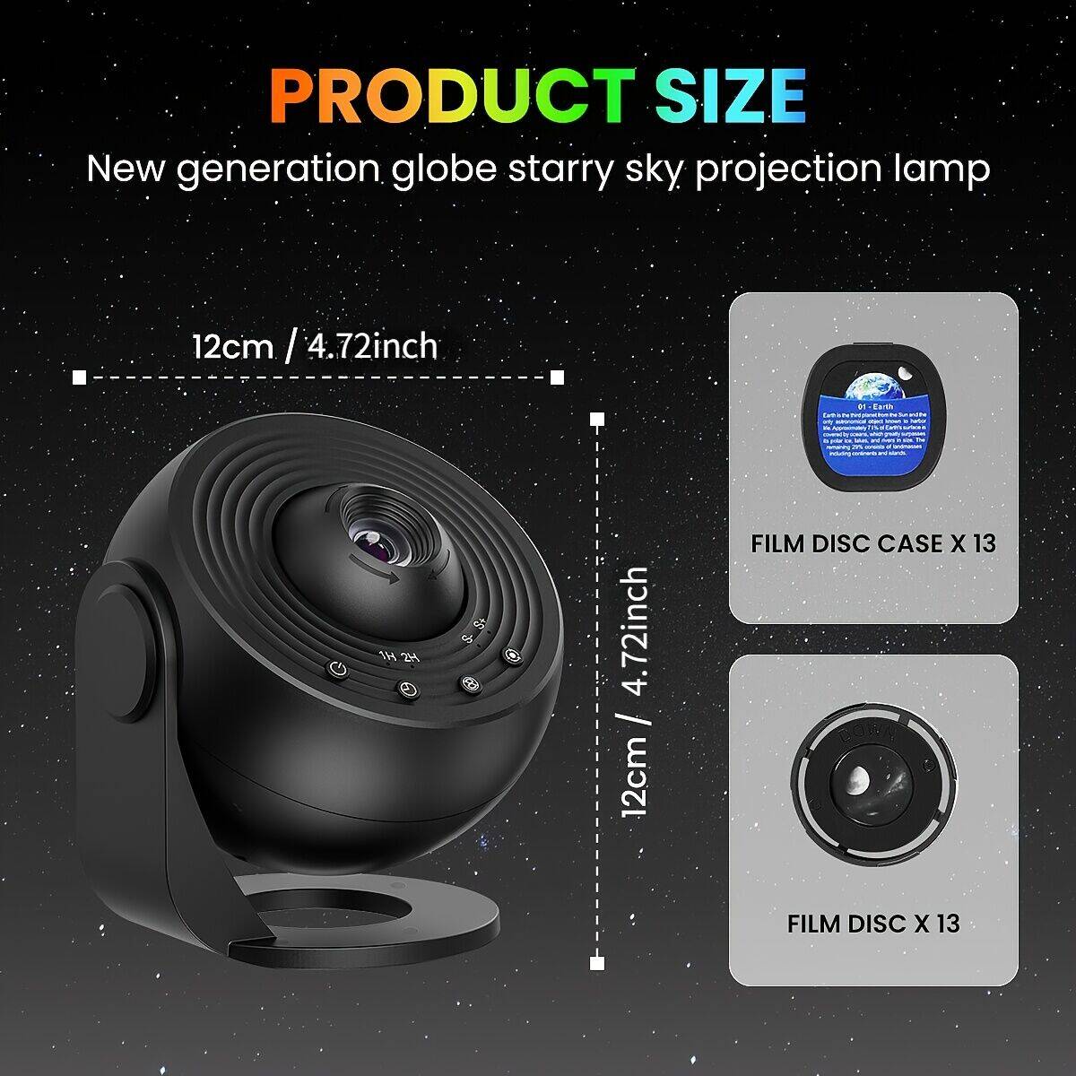 アップグレード 13 in 1 星空 4K HD プラネタリ - Planetarium Projector Home のレビューと価格