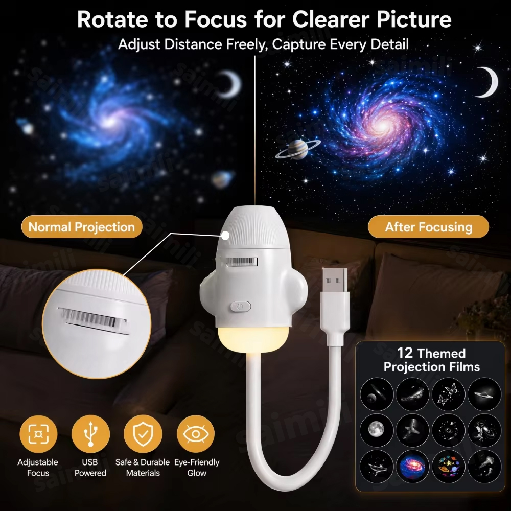 USBフレキシブルホース星空ギャラクシープロジェクターナイト - Planetarium Projector Home のレビューと価格