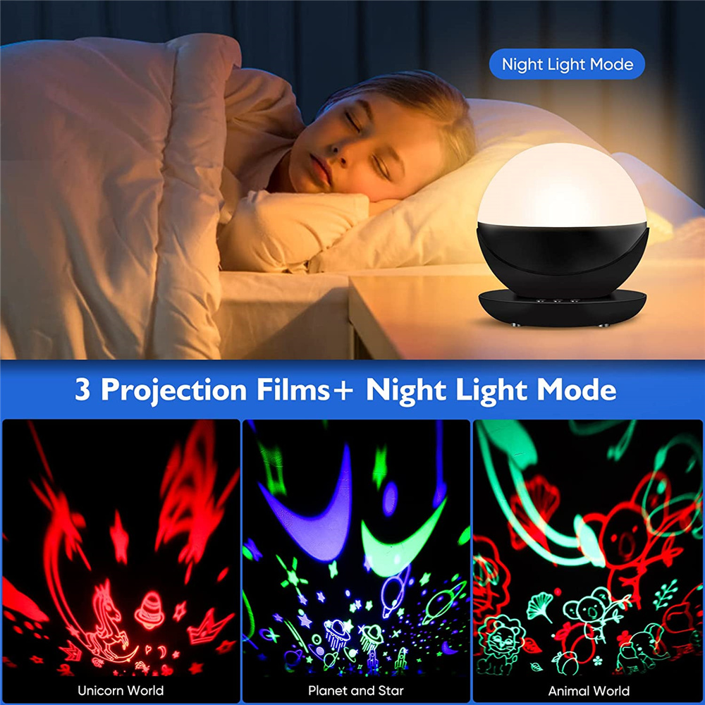 子供用ナイトライト ユニコーンルームデコレーション 女の子用 - Planetarium Projector Home のレビューと価格