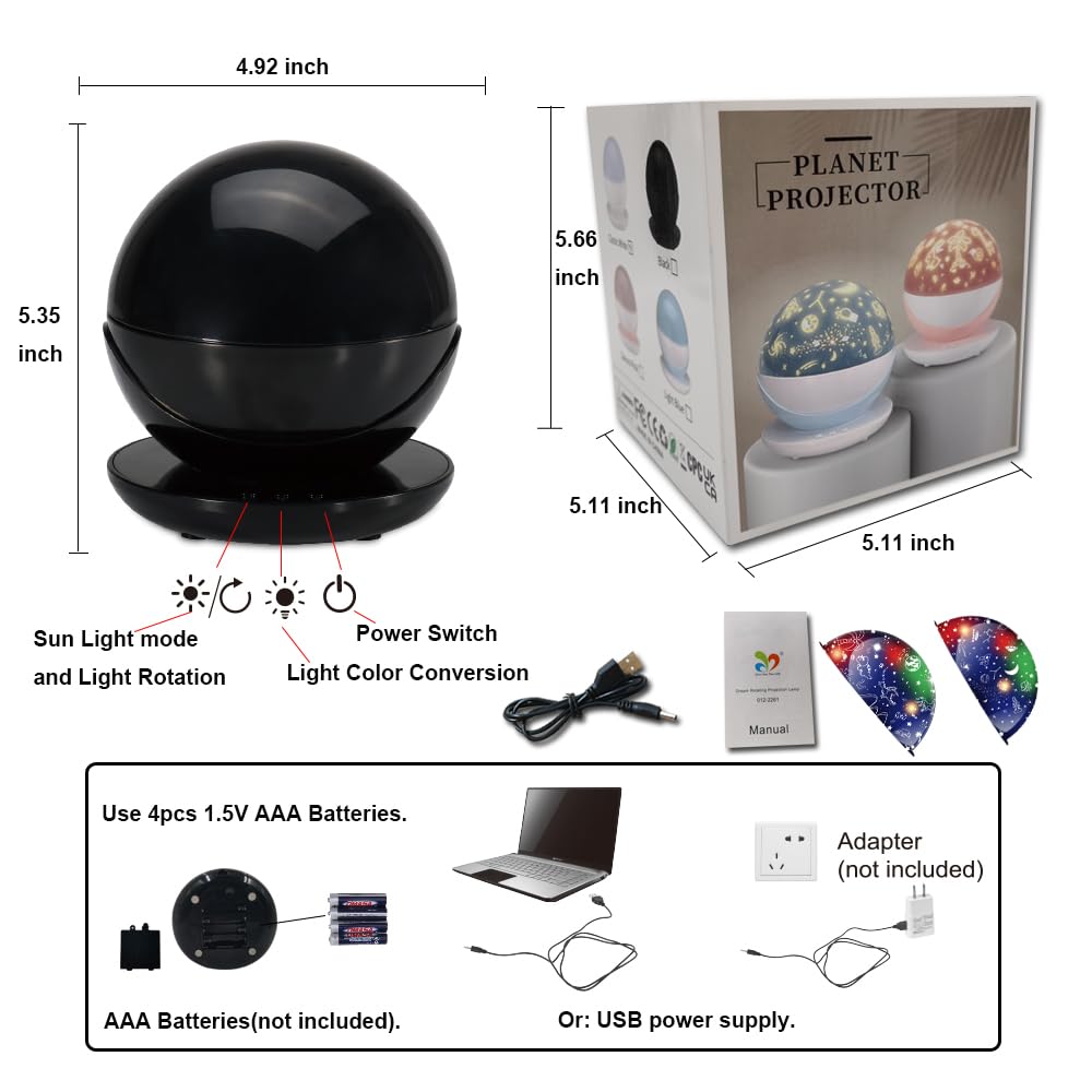 子供用ナイトライト ユニコーンルームデコレーション 女の子用 - Planetarium Projector Home のレビューと価格