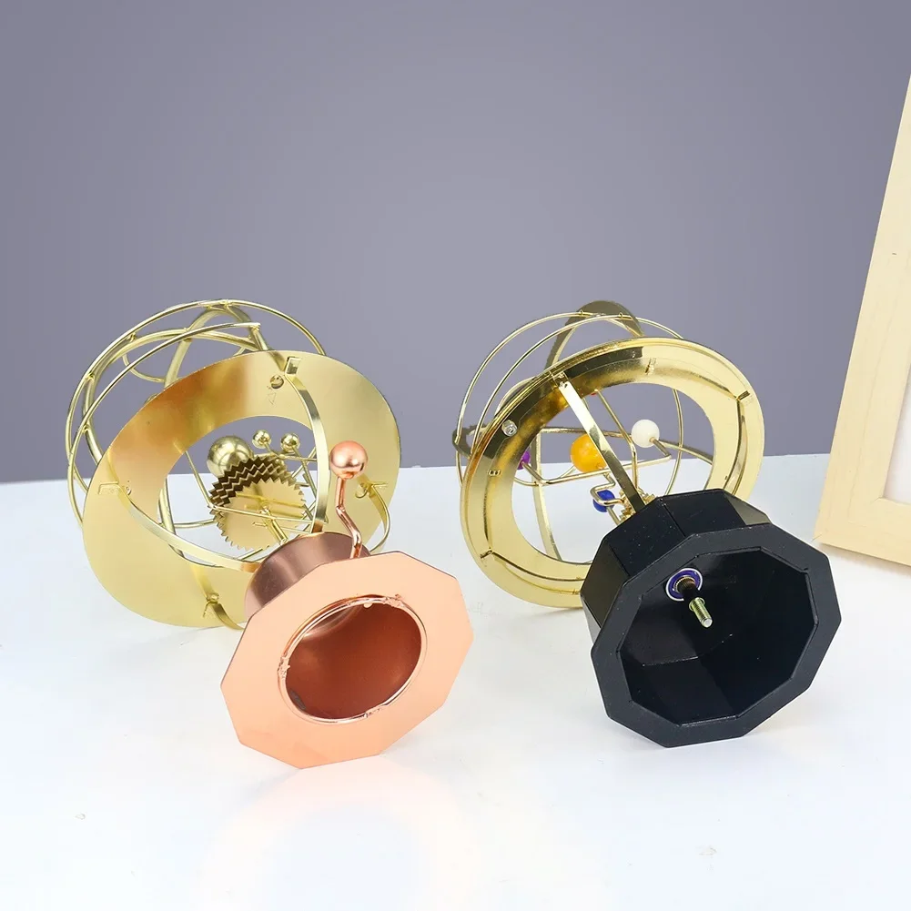 太陽系の巨大な模型、天体、宇宙を再現した回転式金属工芸品、天 - Solar System Orrery のレビューと価格