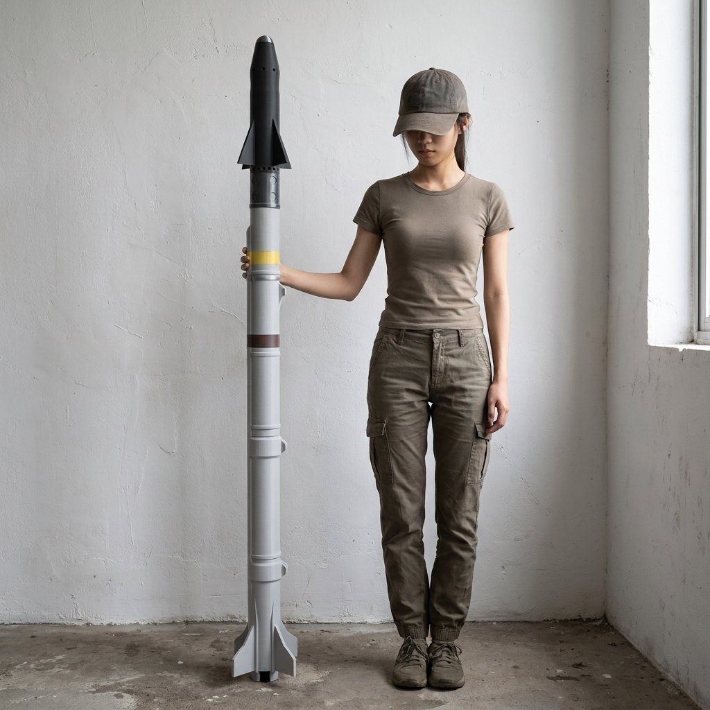 3Dプリントされた大型米国空軍AIM-9Xサイドワインダーミ - Science Exhibition Models のレビューと価格