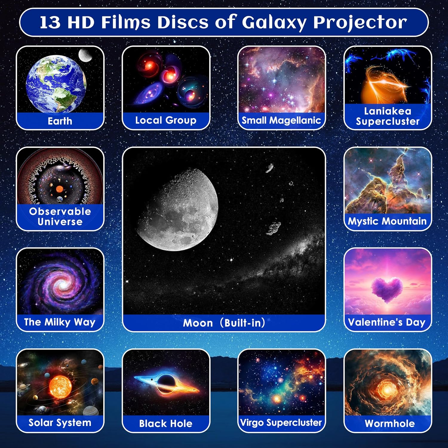 スタープロジェクター ギャラクシープロ ナイトライト 4K  - Planetarium Projector Home のレビューと価格